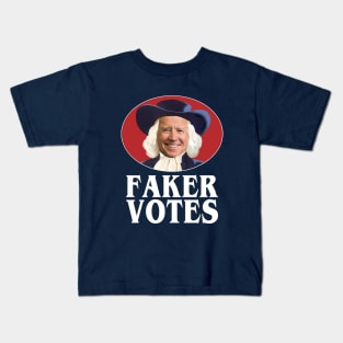 Faker Votes Joe Biden Election Kids T-Shirt